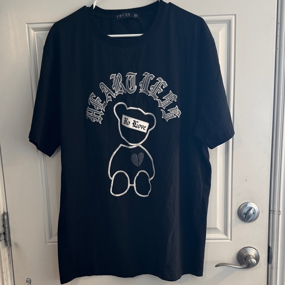 Focus Black Graphic T-Shirt for Men